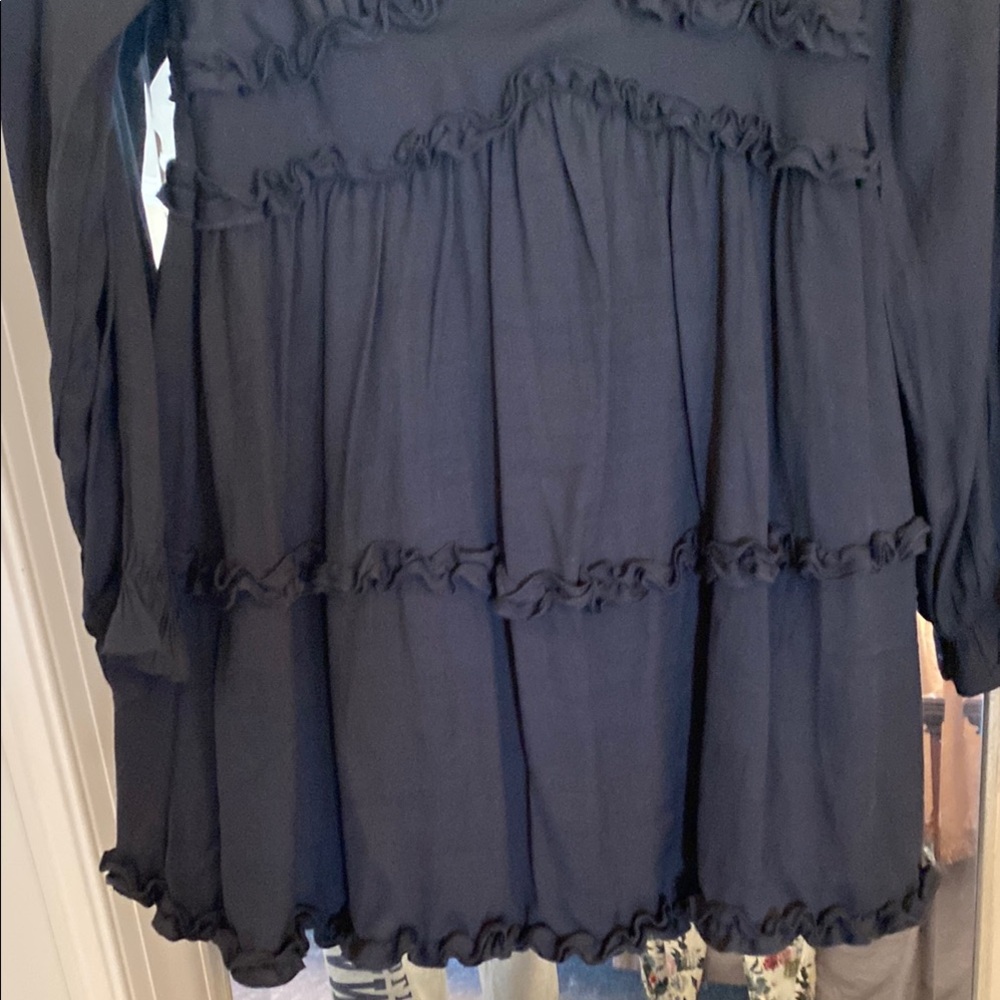 Altar’d State Black Ruffle Dress - Picture 5 of 8